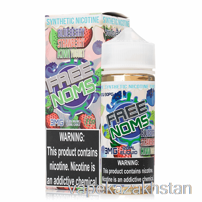 Vape Kazakhstan Blueberry Strawberry Kiwi Yogurt - Nomenon - 120mL 0mg